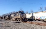 NS 9671 leads eastbound coal at Mexico Curve